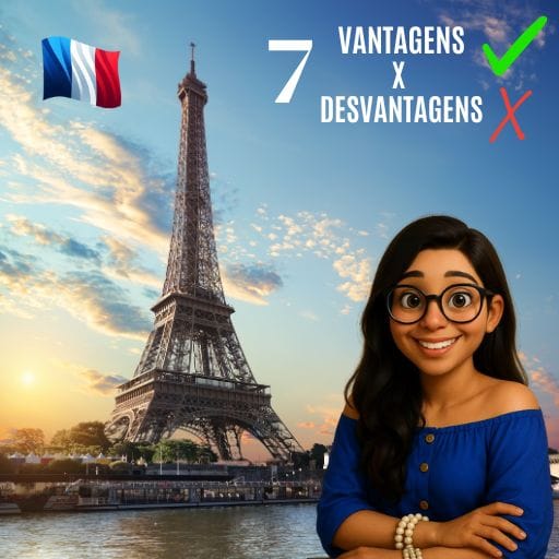 Será que vale a pena morar na França? Nesse post eu detalho sete motivoos para vocênão morar e sete motivos para você sair logo do Brasil e vir para cá.
