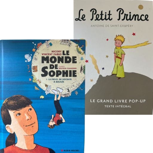 Livros franceses para crianças e adolescentes, mas também para adultos que gostam de leitura mais lúdica.