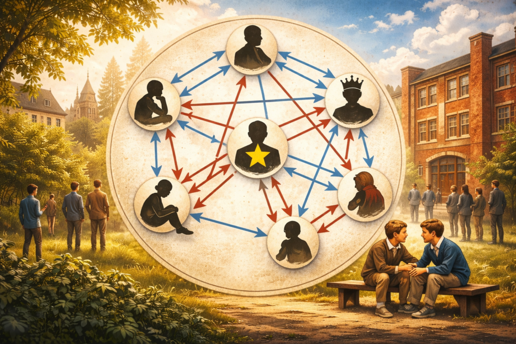 Quem são os líderes, os isolados e os párias do seu grupo?