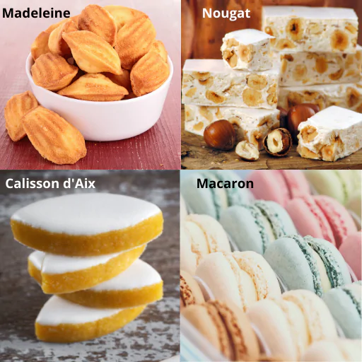 Quem não gosta de ganhar um presentinho de comer? Compre doces nos supermercados da França.