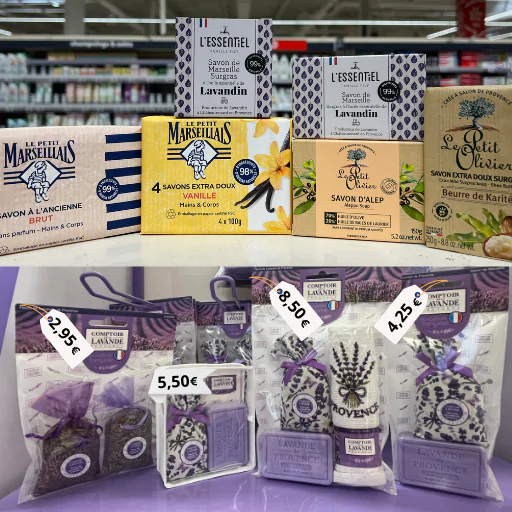 Itens de higiene pessoal e cosméticos são lembrancinhas certas nos supermercados na França.